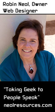 Robin Neal, Neal Resources, Web Designer
